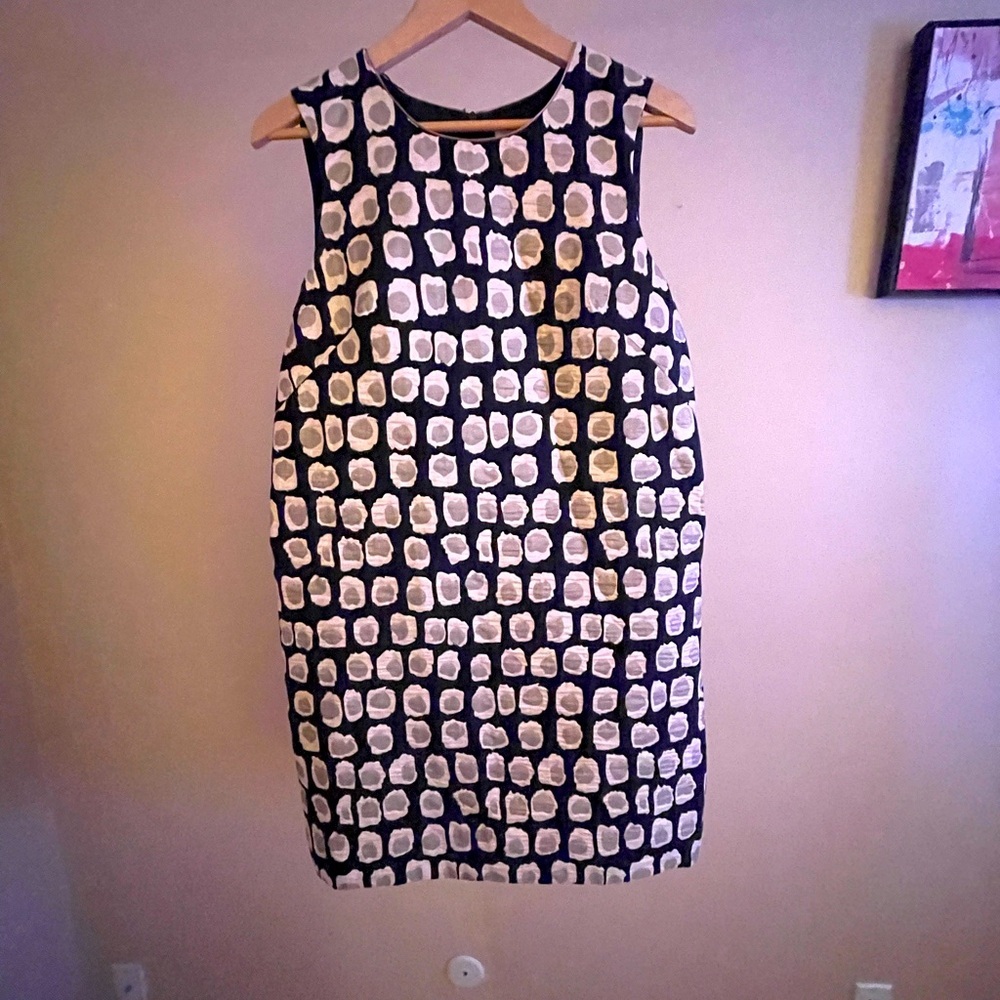Maison 123 Paris Chic Black and Gold Sleeveless Dress